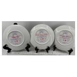 Set of 9 Disney Lady and the Tramp Collectible Plates with Some Certificates