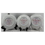 Set of 9 Disney Lady and the Tramp Collectible Plates with Some Certificates