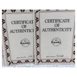 Set of 9 Disney Lady and the Tramp Collectible Plates with Some Certificates