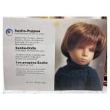 Collection of Sasha Dolls Packaging with Framed Portrait