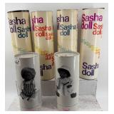Set of 6 Gotz Sasha Doll Empty Original Packaging Tubes