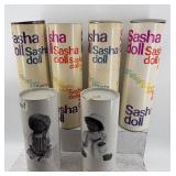 Set of 6 Gotz Sasha Doll Empty Original Packaging Tubes