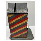 Vintage Tin Toy Soldier Money Box