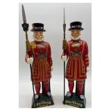 Pair of Beefeater Yeoman Genuine English Ceramic Figures