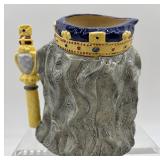 Set of 3 Vintage Character Toby Mugs Featuring Queen Victoria and Dickens Characters