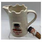 Collection of Ceramic Beefeater Gin Jug and Royal Doulton Figurines