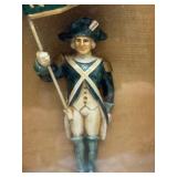 Pair of Framed 18th Century Style Soldier Figurines