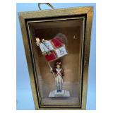 Pair of Framed 18th Century Style Soldier Figurines