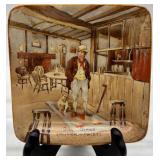 Set of 4 Charles Dickens Collectibles: Figurines and Plates