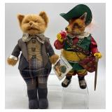 Set of 2 Collectible Little Folksy Dolls