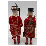Collection of Beefeater Figurines and Royal Doulton Character Jugs