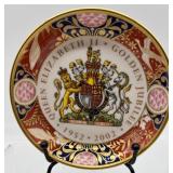 Set of Commemorative Queen Elizabeth II Golden Jubilee Fine Bone China