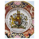 Set of Commemorative Queen Elizabeth II Golden Jubilee Fine Bone China