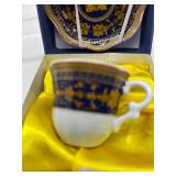 Set of Commemorative Queen Elizabeth II Golden Jubilee Fine Bone China