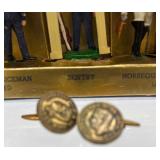 Collection of Vintage Memorabilia Including Plates, Photos, and Souvenirs