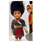 Collection of Vintage International Dolls with Costumes and Accessories