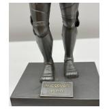 Set of 4 Collectible Royal and Knight Figures with Vintage Toy Car