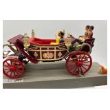 Set of 4 Collectible Royal and Knight Figures with Vintage Toy Car