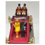Set of 4 Collectible Royal and Knight Figures with Vintage Toy Car