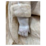 Antique Porcelain Doll with Fabric Body