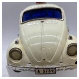 Vintage Toy Police Car with New Zealand House Tile Art