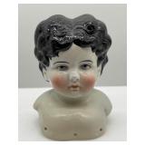 Set of 3 Antique German Porcelain Doll Heads