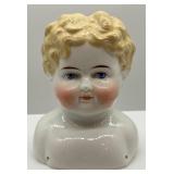 Set of 3 Antique German Porcelain Doll Heads