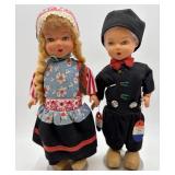 Pair of Genuine Rozetta Dolls from Amsterdam, Holland