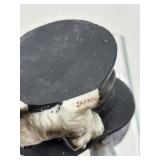 Vintage Cat Painting and Porcelain Animal Figures