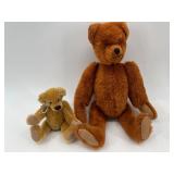 Collection of Vintage Plush Toys - Bears, Monkey, Dog, Rabbit