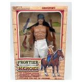 Set of 4 Vintage Western Action Figures with Original Boxes