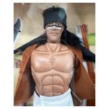 Set of 4 Vintage Western Action Figures with Original Boxes