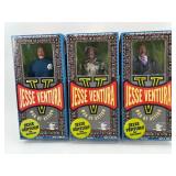Set of 3 Jesse Ventura Action Figures - Governor of Minnesota Edition