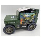 Tamiya MRC Berlin Headquarters Diorama Kit & Jeep Army Truck Puzzle