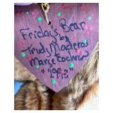 Collection of 3 Artisanal Mohair Jointed Teddy Bears including Signed 1993 Bear