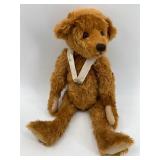 Collection of 3 Artisanal Mohair Jointed Teddy Bears including Signed 1993 Bear