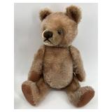 Set of 3 Vintage Mohair Jointed Teddy Bears Including Libearty with Scarves