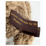 Set of 3 Vintage Mohair Jointed Teddy Bears Including Libearty with Scarves