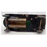 Vintage Coca-Cola Serving Tray and Green Tin Toy Car