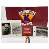 Roy Rogers and Trigger Collectible Set with Photos and Ribbon