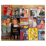 Collection of Vintage Movie Magazines with Notable Covers