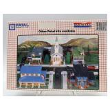 Set of 3 HO Scale Model Kits: Farm Country House, Firehouse, and General Store