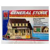 Set of 3 HO Scale Model Kits: Farm Country House, Firehouse, and General Store