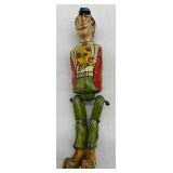 Set of 4 Vintage Litho Tin Wind-Up Toys for Parts or Repair