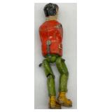 Set of 4 Vintage Litho Tin Wind-Up Toys for Parts or Repair