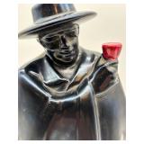 Vintage Porcelain Figurine of Zorro Style Gentleman Sherry Decanter 1969