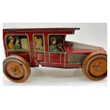 Collection of 3 Vintage Tin Litho Toy Cars