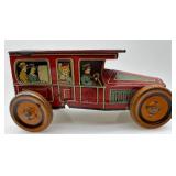 Collection of 3 Vintage Tin Litho Toy Cars