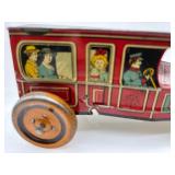 Collection of 3 Vintage Tin Litho Toy Cars