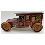Collection of 3 Vintage Tin Litho Toy Cars